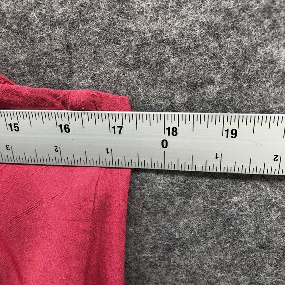 TopShop Peplum Cami Top Womens Size 2 Pink Scoop Neck Cropped Viscose - Picture 6 of 10